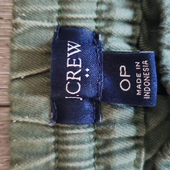 J. Crew Olive Green Elastic Waist Pants - Picture 4 of 7